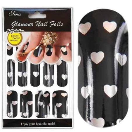 Feuille Stick Décox15 Noir Coeur Or - IB