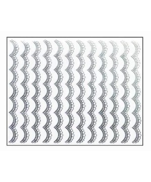 Décor Ongles Argent Guirlandes Mns06 - IB
