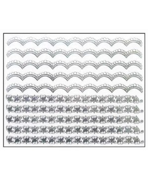 Décor Ongles Argent Fleurs Mns17 - IB