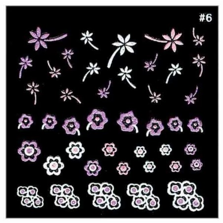 Décor Ongles Color Fleurs Xst24 - IB