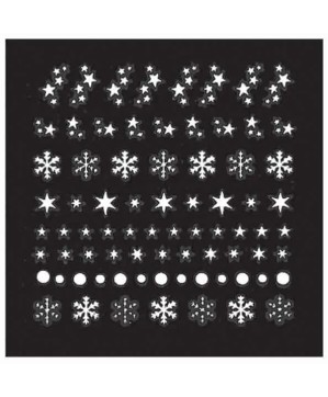 Décor Ongles Blanc Etoiles Xst46 - IB