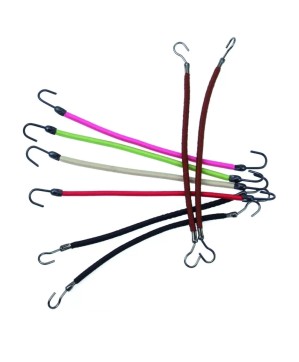 Elastique à crochet Multicolor x12 (130mm)