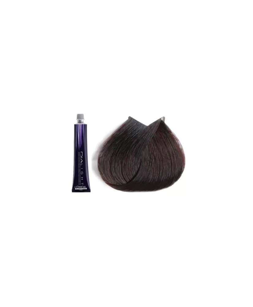 5.12 - CHATAIN CLAIR CENDRE IRISE - COLORATION DIALIGHT - (50ml)
