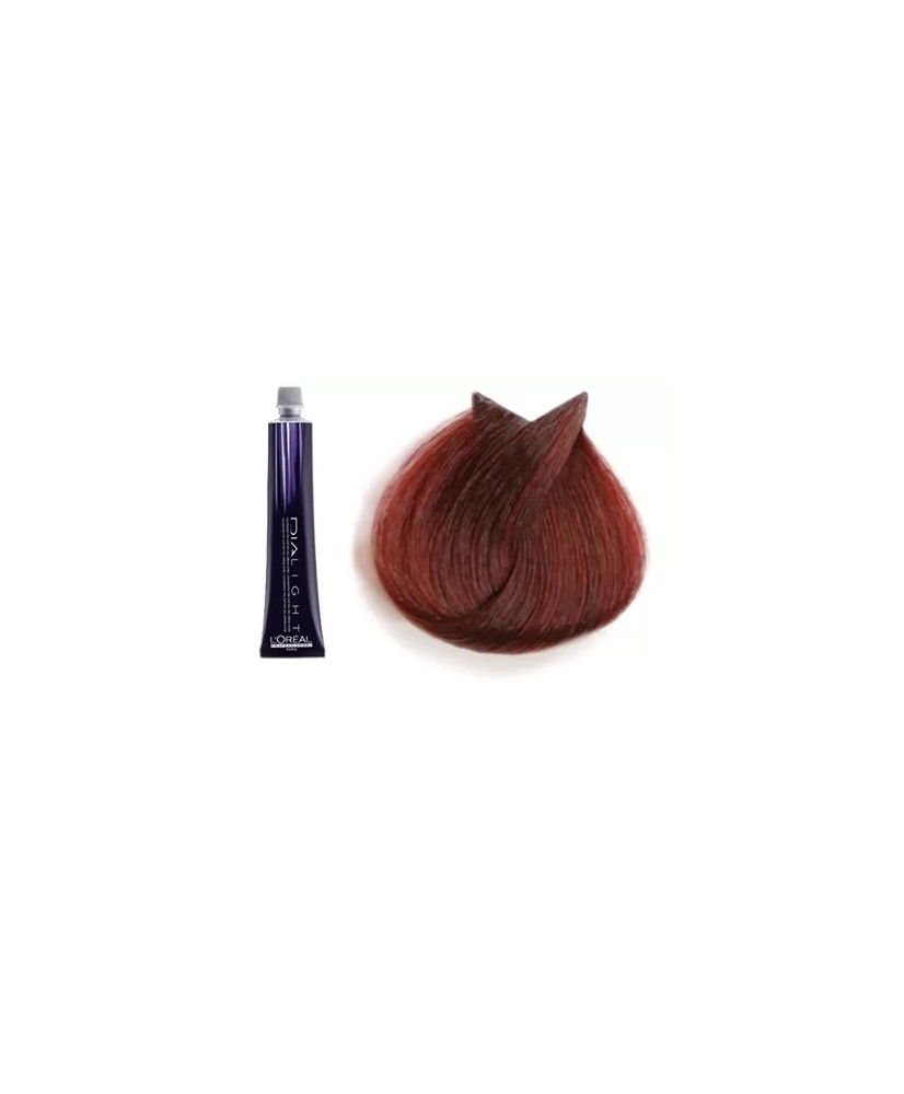 6.46 - BLOND FONCÉ CUIVRÉ ACAJOU - COLORATION DIALIGHT - (50ml)