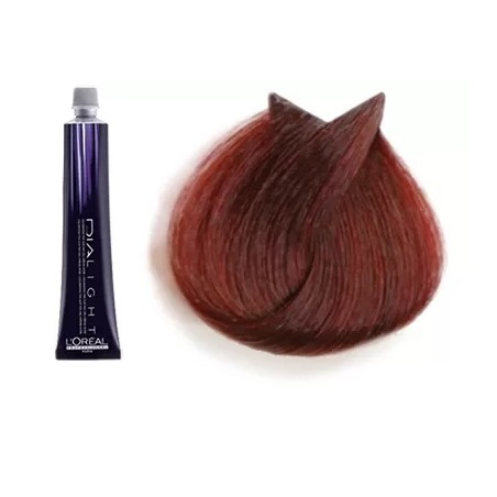 6.46 - BLOND FONCÉ CUIVRÉ ACAJOU - COLORATION DIALIGHT - (50ml)