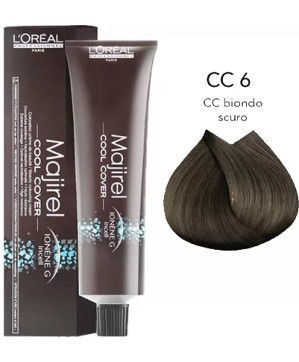 6 - BLOND FONCÉ - COLORATION MAJIREL COOL COVER - (50ml)