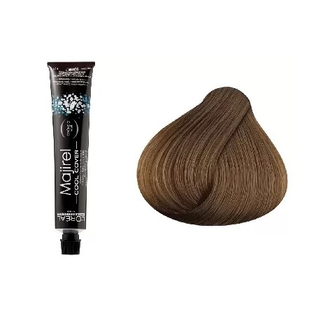 6.1 - BLOND FONCÉ CENDRE - COLORATION MAJIREL COOL COVER - (50ml)