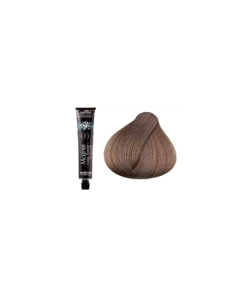 7.1 - BLOND CENDRE - COLORATION MAJIREL COOL COVER - (50ml)