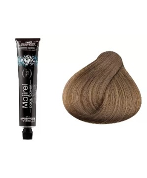 8.1 - BLOND CLAIR CENDRE - COLORATION MAJIREL COOL COVER - (50ml)