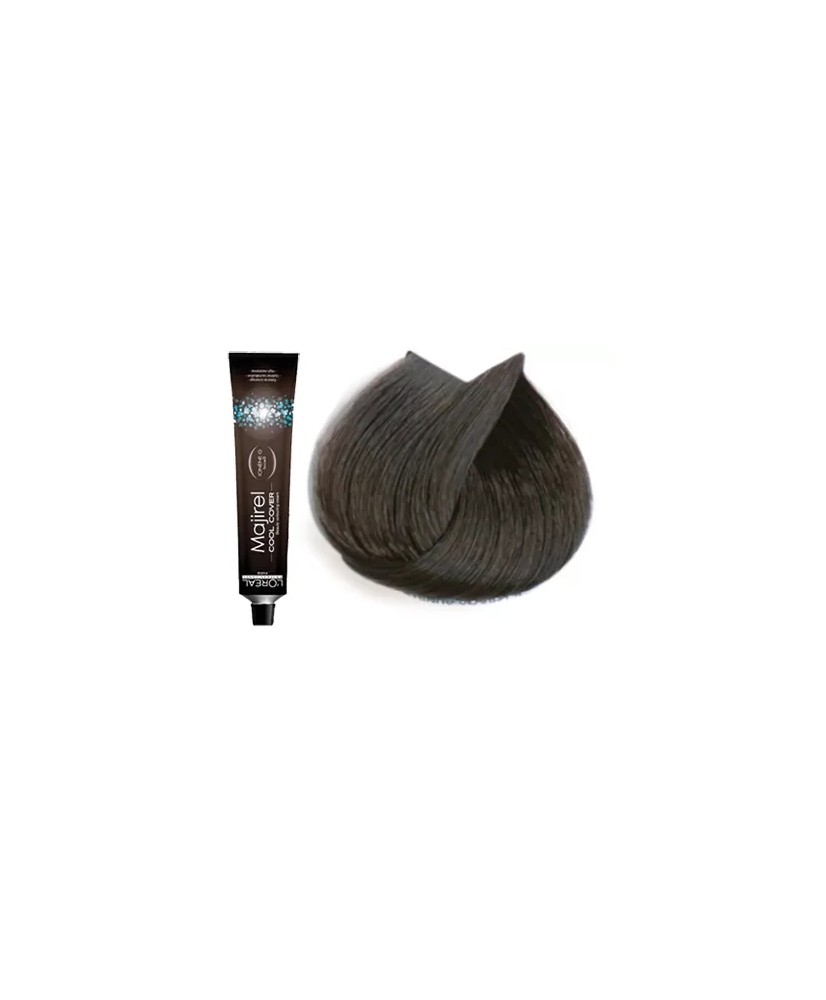 5.1 - CHATAIN CLAIR CENDRE - COLORATION MAJIREL COOL COVER - (50ml)