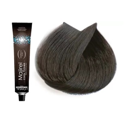 5.1 - CHATAIN CLAIR CENDRE - COLORATION MAJIREL COOL COVER - (50ml)