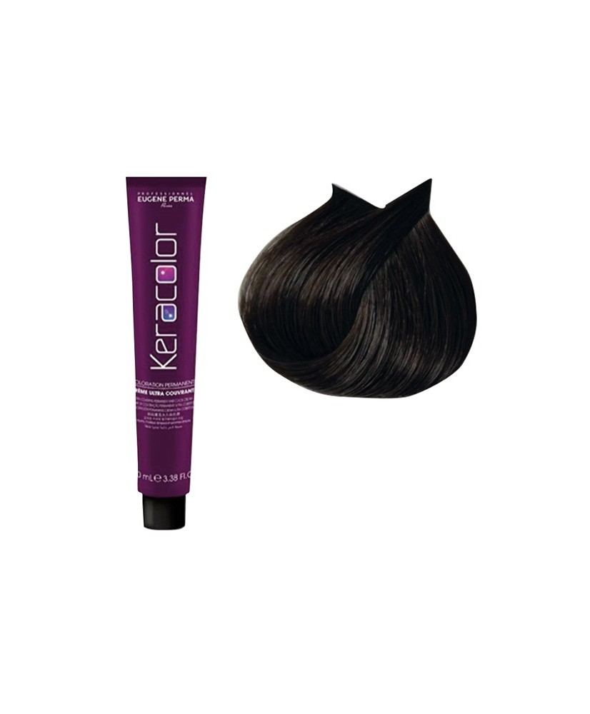4.00 - CHATAIN ULTRA COUVRANT - COLORATION KERACOLOR - (100ml)