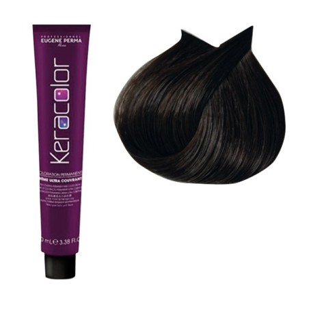 4.00 - CHATAIN ULTRA COUVRANT - COLORATION KERACOLOR - (100ml)