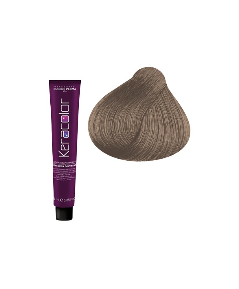 8.1 - BLOND CLAIR CENDRE - COLORATION KERACOLOR - (100ml)
