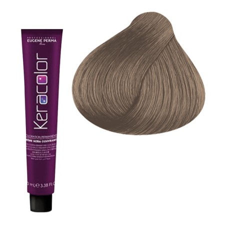 8.1 - BLOND CLAIR CENDRE - COLORATION KERACOLOR - (100ml)