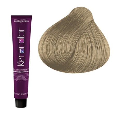 9.13 - BLOND TRÈS CLAIR CENDRE DORÉ - COLORATION KERACOLOR - (100ml)