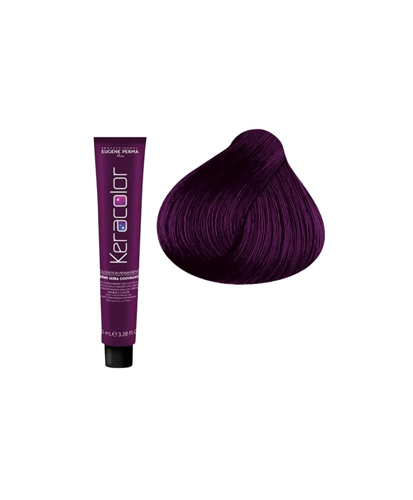 4.22 - CHATAIN VIOLINE - COLORATION KERACOLOR - (100ml)