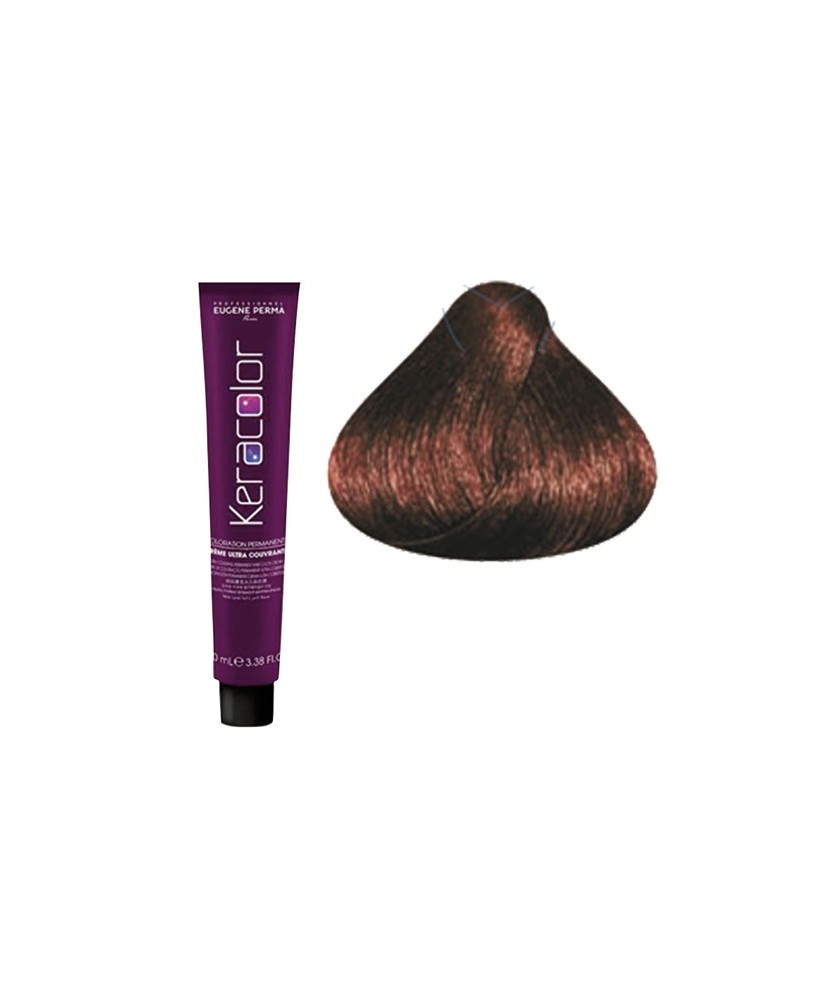 5.34 - CHATAIN CLAIR DORÉ CUIVRÉ - COLORATION KERACOLOR - (100ml)
