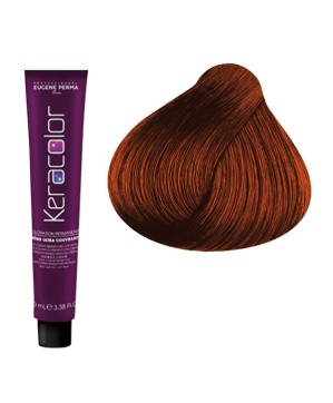 5.45 - CHATAIN CUIVRÉ ACAJOU - COLORATION KERACOLOR - (100ml)