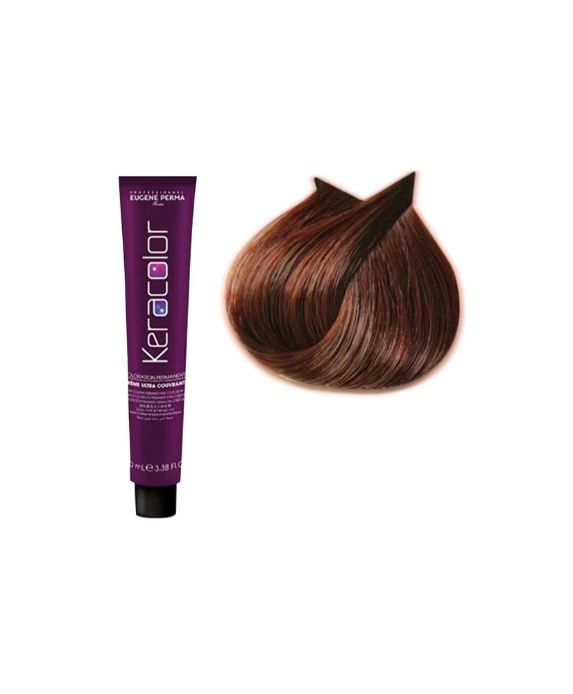 6.4 - BLOND FONCÉ CUIVRÉ - COLORATION KERACOLOR - (100ml)