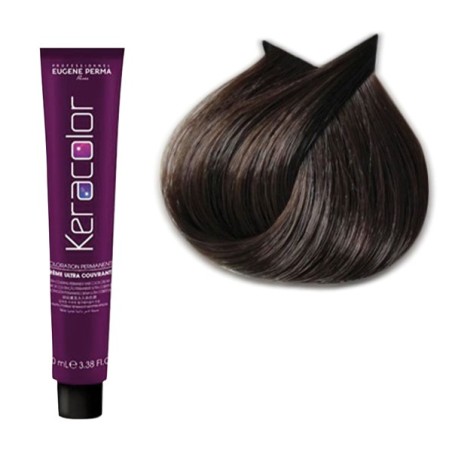 5.12 - CHATAIN CLAIR CENDRE IRISE - COLORATION KERACOLOR - (100ml)