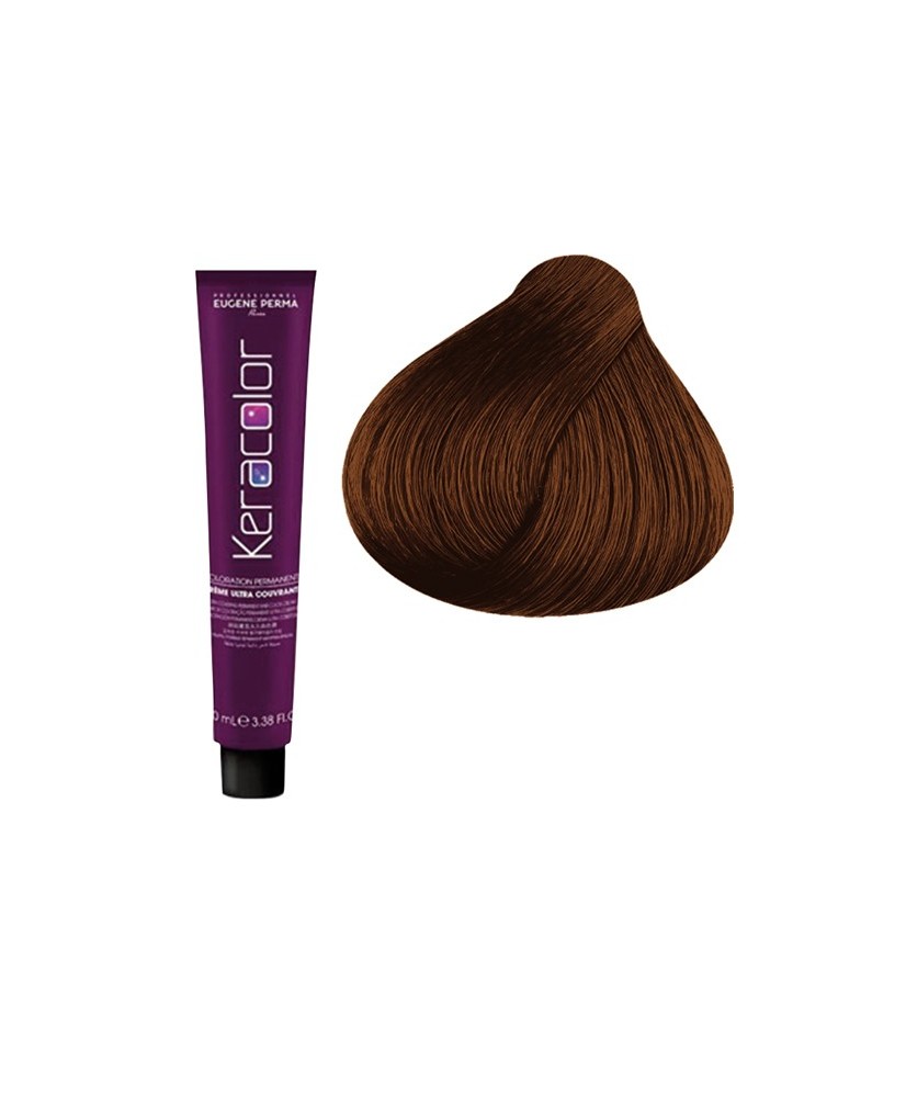 4.35 - CHATAIN DORÉ ACAJOU - COLORATION KERACOLOR - (100ml)
