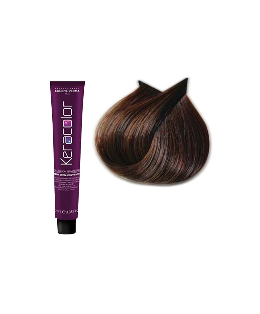 6.35 - BLOND FONCÉ DORÉ ACAJOU - COLORATION KERACOLOR - (100ml)