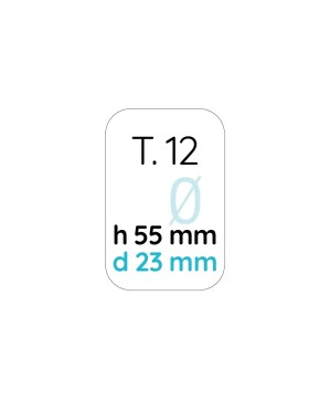 Blaireau Centaure 100% T12 23-55 gris doux METALIX
