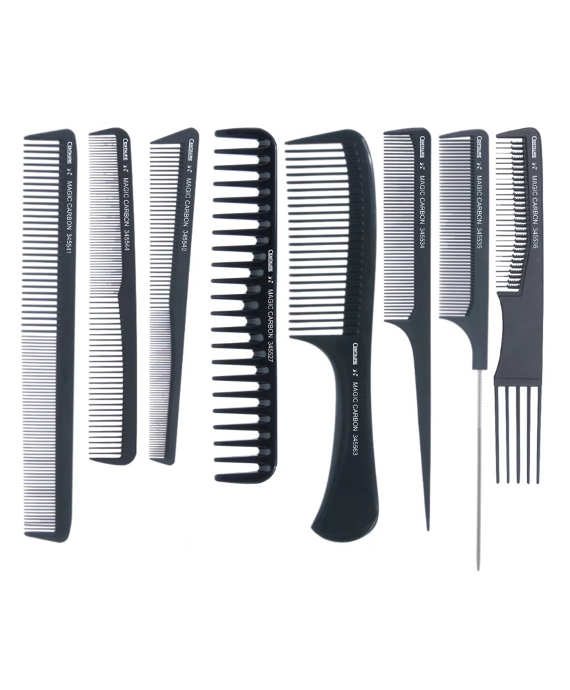 Peignes Carbone trousse kit 8 peignes - Centaure