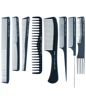 Peignes Carbone trousse kit 8 peignes - Centaure