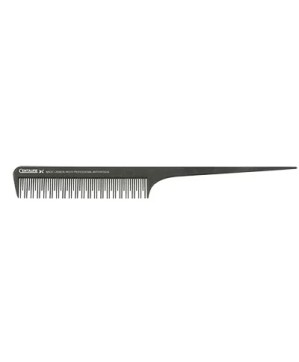 Peigne Carbone Queue crepage 23cm + 2 Pinces - Cen