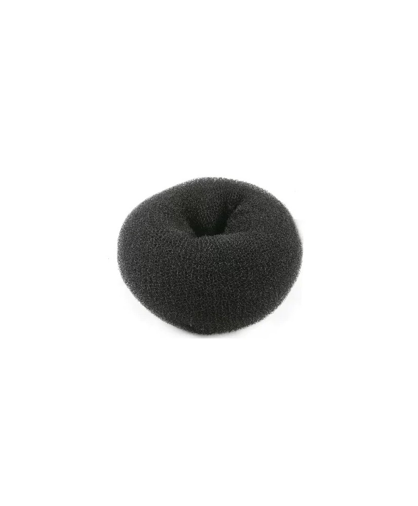 Crepon à chignon pouf - Noir - 17x8cm Crepon à chignon pouf - Noir - 17x8cm