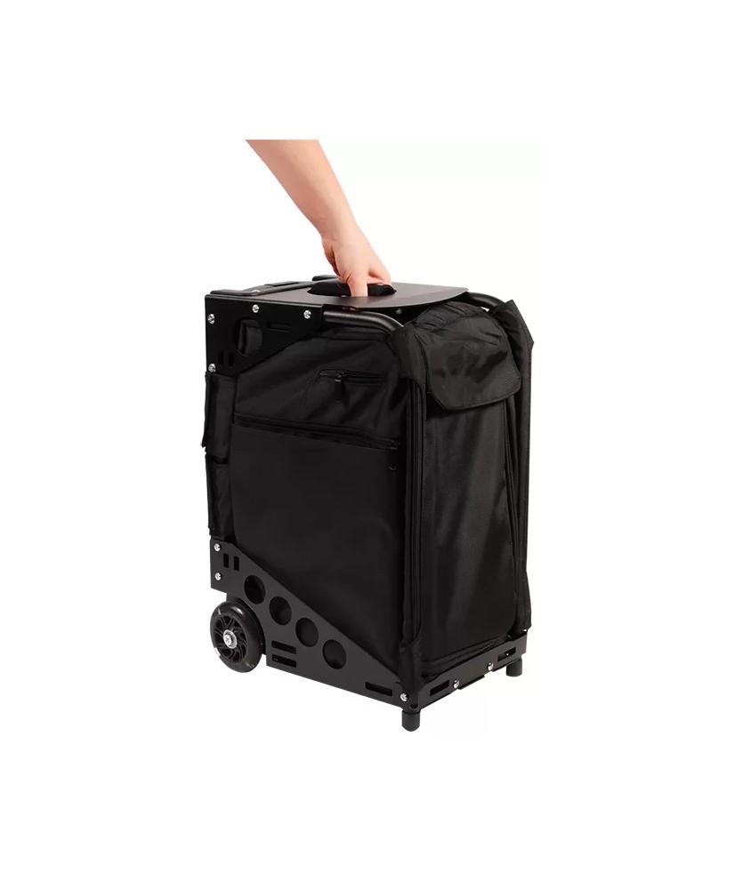 Seating case noire valise outil à roulette50x25x33