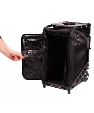 Seating case noire valise outil à roulette50x25x33