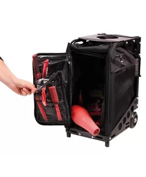 Seating case noire valise outil à roulette50x25x33