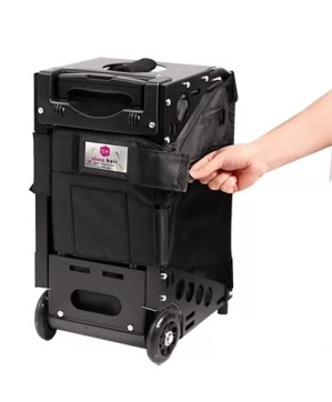 Seating case noire valise outil à roulette50x25x33
