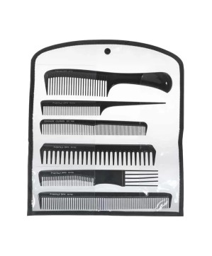 Trousse de 6 peignes professionnels - Formul Pro