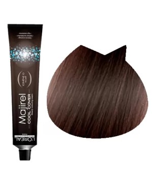 5.18 - CHATAIN CLAIR DORÉ MOCCA - COLORATION MAJIREL COOL COVER - (50ml)