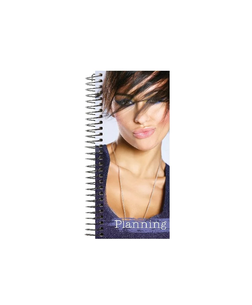 Carnet de rendez-vous 13x30cm 3 colonnes 200 Pages