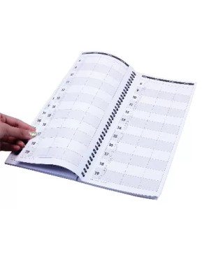Carnet de rendez-vous 13x30cm 3 colonnes 200 Pages