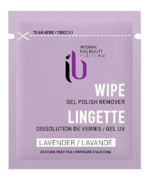 Dissolvant GEL-LACK x10  lingetteS 5x5CM IB-NAIL