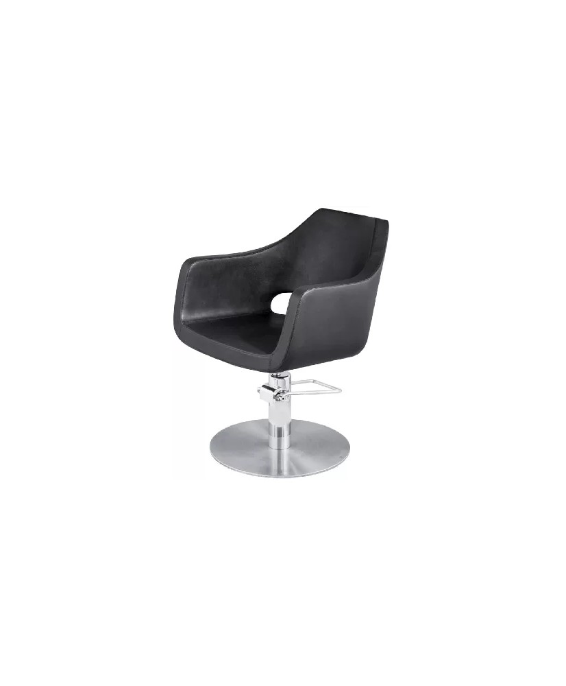 Fauteuil coiffure ALAMBRA Mous-NOIR avec pompe