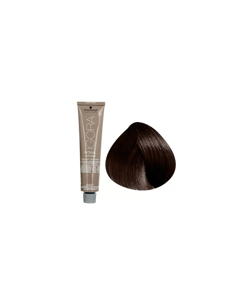 4.46 - CHATAIN MOYEN BEIGE MARRON - COLORATION IGORA - (60ml)