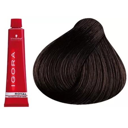 4.63 - CHATAIN MOYEN MARRON MAT - COLORATION IGORA - (60ml)