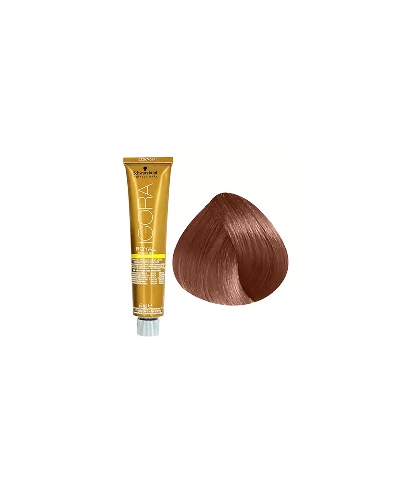7.560 - BLOND MOYEN DORÉ MARRON - COLORATION IGORA - (60ml)