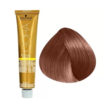 7.560 - BLOND MOYEN DORÉ MARRON - COLORATION IGORA - (60ml)
