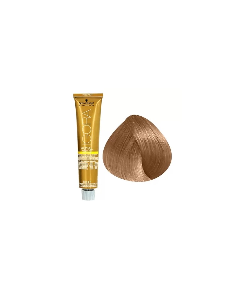9.560 - BLOND TRÈS CLAIR DORÉ MARRON - COLORATION IGORA - (60ml)