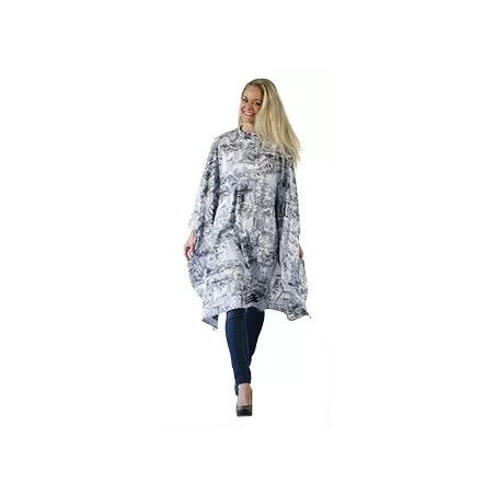 Maxi-Cape-peignoir GM gris dessin CITY