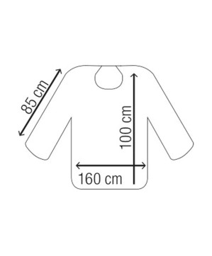 Peignoir dessin city gris