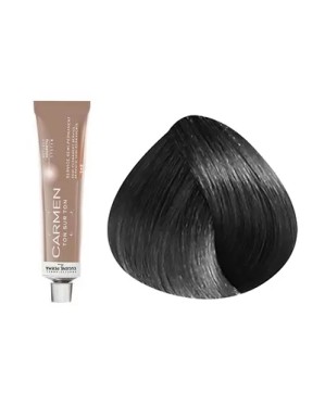 6.12 - BLOND FONCÉ CENDRE IRISE - COLORATION CARMEN - (60ml)